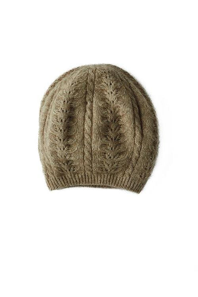 〈SNBYA.H〉MERINO WOOL BERET Wool Beret Cable Beret POSSUM MERINO CABLE BERET 6020 – Nelson Merino