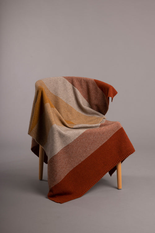 POSSUM & MERINO OMBRE THROW 5020