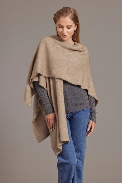 POSSUM & MERINO CAPE WITH SPLIT FRONT 616 – Nelson Merino