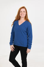 VEE NECK PLAIN SWEATER NB396