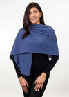 P0SSUM & MERINO WRAP - JACQUARD  KO554