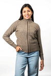 POSSUM & MERINO WOMEN’S JACKET CABLE KO567