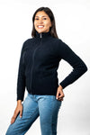 POSSUM & MERINO WOMEN’S JACKET CABLE KO567