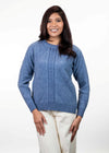 POSSUM & MERINO CREW NECK CABLE JUMPER KO570