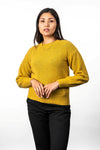 POSSUM & MERINO CREW NECK CROCHET KNIT JUMPER KO577