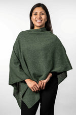 POSSUM & MERINO PONCHO - TWO WAY  KO798