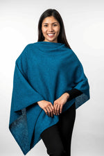 POSSUM & MERINO PONCHO - TWO WAY  KO798