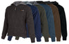 WOOL, POSSUM & NYLON UNISEX  ZIP COLLAR JERSEY - TASMAN MS1645