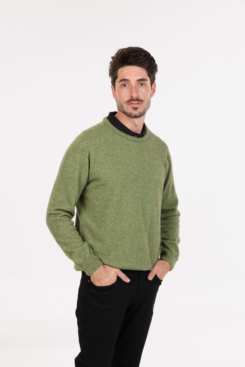 POSSUM, MERINO MEN'S CREW NECK SWEATER NB120