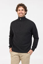 LIGHTWEIGHT HALF ZIP SWEATER NB336