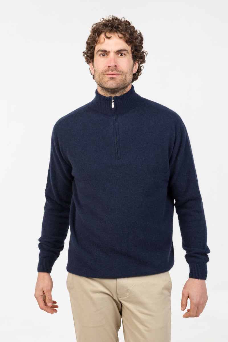 LIGHTWEIGHT HALF ZIP SWEATER NB336