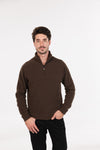 POSSUM, MERINO MEN'S LIGHTWEIGHT HALF ZIP SWEATER NB336