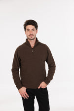 POSSUM, MERINO MEN'S LIGHTWEIGHT HALF ZIP SWEATER NB336