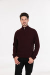 POSSUM, MERINO MEN'S LIGHTWEIGHT HALF ZIP SWEATER NB336