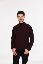 POSSUM, MERINO MEN'S LIGHTWEIGHT HALF ZIP SWEATER NB336