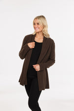 POSSUM & MERINO WOMEN’S WRAP JACKET NB498