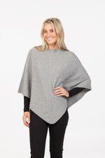 POSSUM,MERINO,SILK WOMENS PONCHO NB698