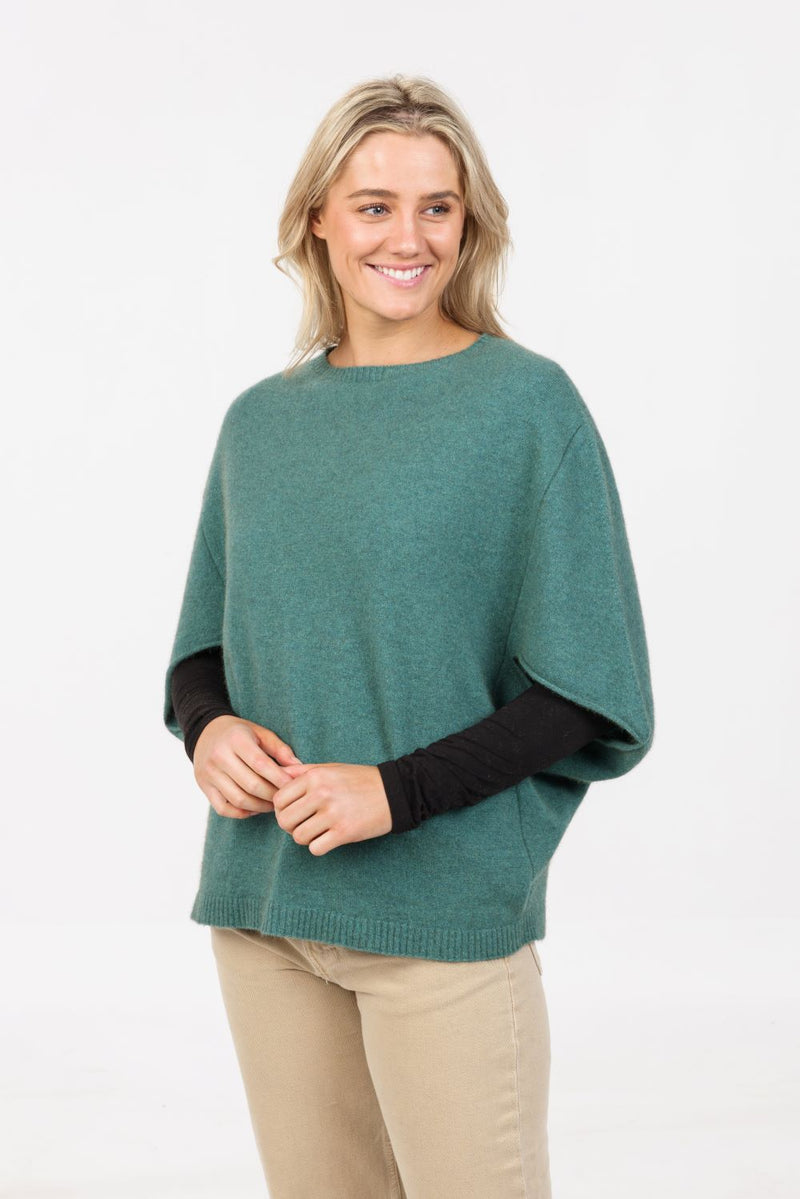 SPLIT SLEEVE PONCHO NB868