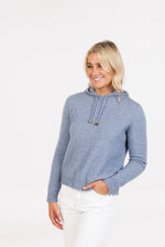 POSSUM & MERINO WOMEN’S CROPPED HOODIE NB888