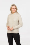 POSSUM & MERINO WOMEN’S COLLAR SWEATER NB891