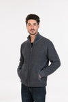 POSSUM, MERINO MEN'S FULL ZIP TEXTURED JACKET NE439