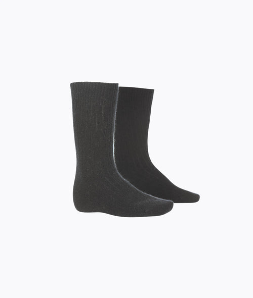 RIB PLAIN SOCK NX218