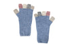 POSSUM,MERINO FINGERLESS GLOVES - MULTI COLOURED NX812