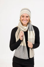 POSSUM,MERINO & SILK TRAVEL SCARF NX824