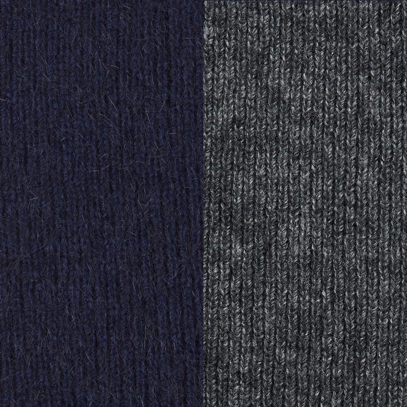 6117 McDonald Textiles Possum Merino Cable Jersey with Contrast Trim
