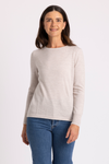 MERINO WOMEN'S CREW NECK FINE STRIPE JUMPER RM2394