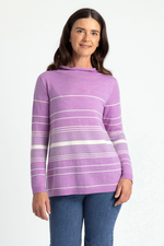 ROYAL MERINO STRIPE SWEATER RM3027